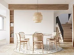 Kerek szőnyeg - Adeleine (bezs)