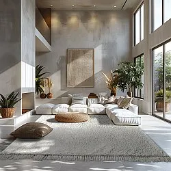 Shaggy szőnyeg - Alba Natural Cotton Shaggy (fehér)