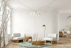 Kerek szőnyegek - Aranga Super Soft Fur (zöld)