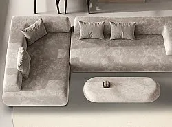 Kerek pamutszőnyeg - Billie (fehér)