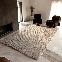 Shaggy szőnyeg - Indra Natural Cotton Shaggy (bézs)