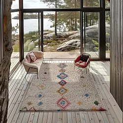 Shaggy szőnyeg - Marden Natural Cotton Shaggy (bézs/multi)