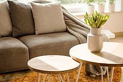 Kerek szőnyegek - Cosy (okker)