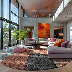 Ovális szőnyeg - Osmery Natural Cotton Shaggy (többszínű)