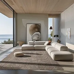 Shaggy szőnyeg - Cremona Natural Cotton Shaggy (tópszín)