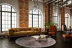 Kerek szőnyeg - Douz (rózsaszín/többszínű)