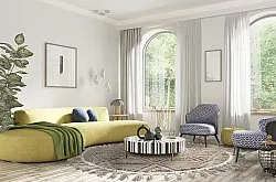 Kerek szőnyeg - Dover (bézs)