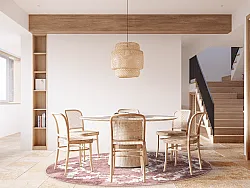 Kerek szőnyeg - Taknis (piros)