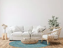 Kerek szőnyeg - Lainey (kék)