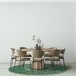 Kerek szőnyeg - Lainey (zöld)