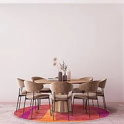 Kerek szőnyeg - Asti (piros)