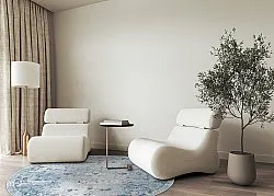 Kerek szőnyeg - Gombalia (ljuskék)