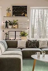 Kerek szőnyeg - Hamilton (zöld)