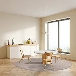 Kerek szőnyeg - Hamilton (Silver Grey)