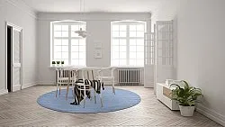 Kerek szőnyeg - Hamilton (Faded Denim)