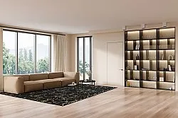 Wilton szőnyeg - Alden (fekete/arany)