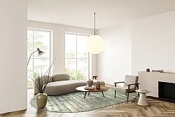 Ovális viskóz szőnyeg - Jodhpur Special Luxury Edition (zöld)