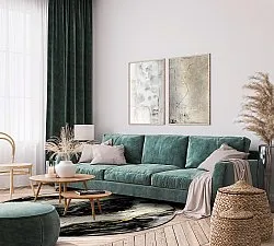 Kerek szőnyeg - Juniper (fekete/fehér/arany)