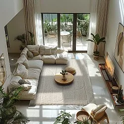 Shaggy szőnyeg - Cremona Natural Cotton Shaggy (offwhite)