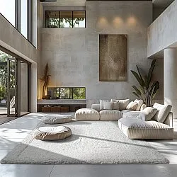 Shaggy szőnyeg - Ebba Natural Cotton Shaggy (offwhite)