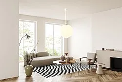 Beltéri és kültéri szőnyeg - Otto (fekete)