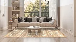 Gyapjúszőnyeg - Palma (bézs)