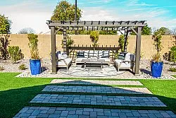 Kerek szőnyeg - Indoor/Outdoor Roma (többszínű)