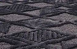 Kerek szőnyegek - Rostock (fekete)