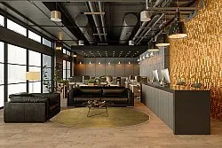 Kerek szőnyeg - Saranda (arany)