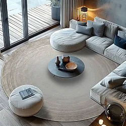 Kerek szőnyeg - Shade (bezs/szürke)