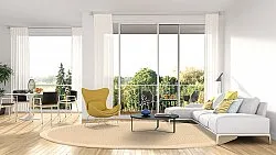 Kerek szizál szőnyeg - Agave (homok)