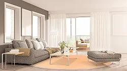 Kerek szizál szőnyeg - Agave (barack)