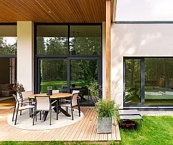 Kerek szőnyeg - Indoor/Outdoor Baltimore (krém)