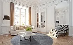 Kerek szőnyeg - Artena (szürke)