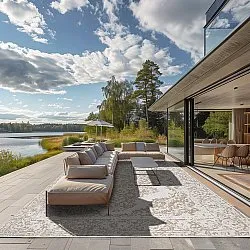 Beltéri és kültéri szőnyeg - Boyd (bézs)