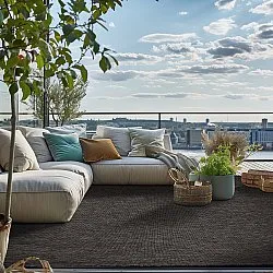 Beltéri és kültéri szőnyeg - Hayden (fekete)