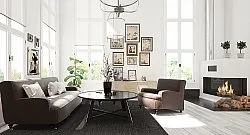 Beltéri és kültéri szőnyeg - Hayden (fekete)