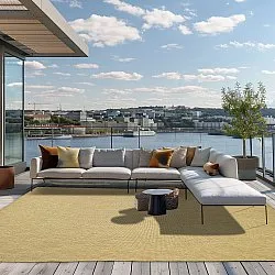 Beltéri és kültéri szőnyeg - Thurman (sárga)