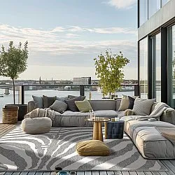 Beltéri és kültéri szőnyeg - Winona (szürke)