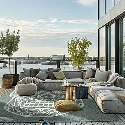 Beltéri és kültéri szőnyeg - Raylan (zöld)