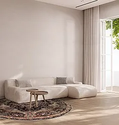 Kerek szőnyeg - Vakifli (fekete/többszínű)