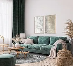 Kerek szőnyeg - Valeria (fekete)