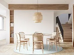 Kerek szőnyeg - Vivian (kék)