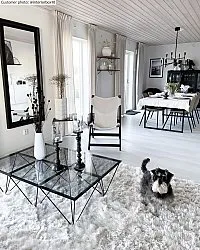 Shaggy szőnyeg - Janjira (fehér)