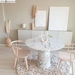 Kerek szőnyegek - Janjira (offwhite)