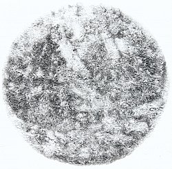 Kerek szőnyegek - Janjira (ezüst)