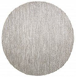Kerek szőnyeg - Jenim (szürke/fehér)