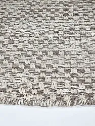 Kerek szőnyeg - Jenim (szürke/fehér)