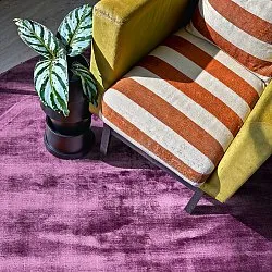 Kerek szőnyeg - Jodhpur Special Luxury Edition (lila)