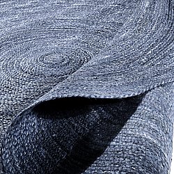 Kerek jutaszőnyeg - Amasia (kék)